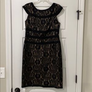Dressy two toned black dress